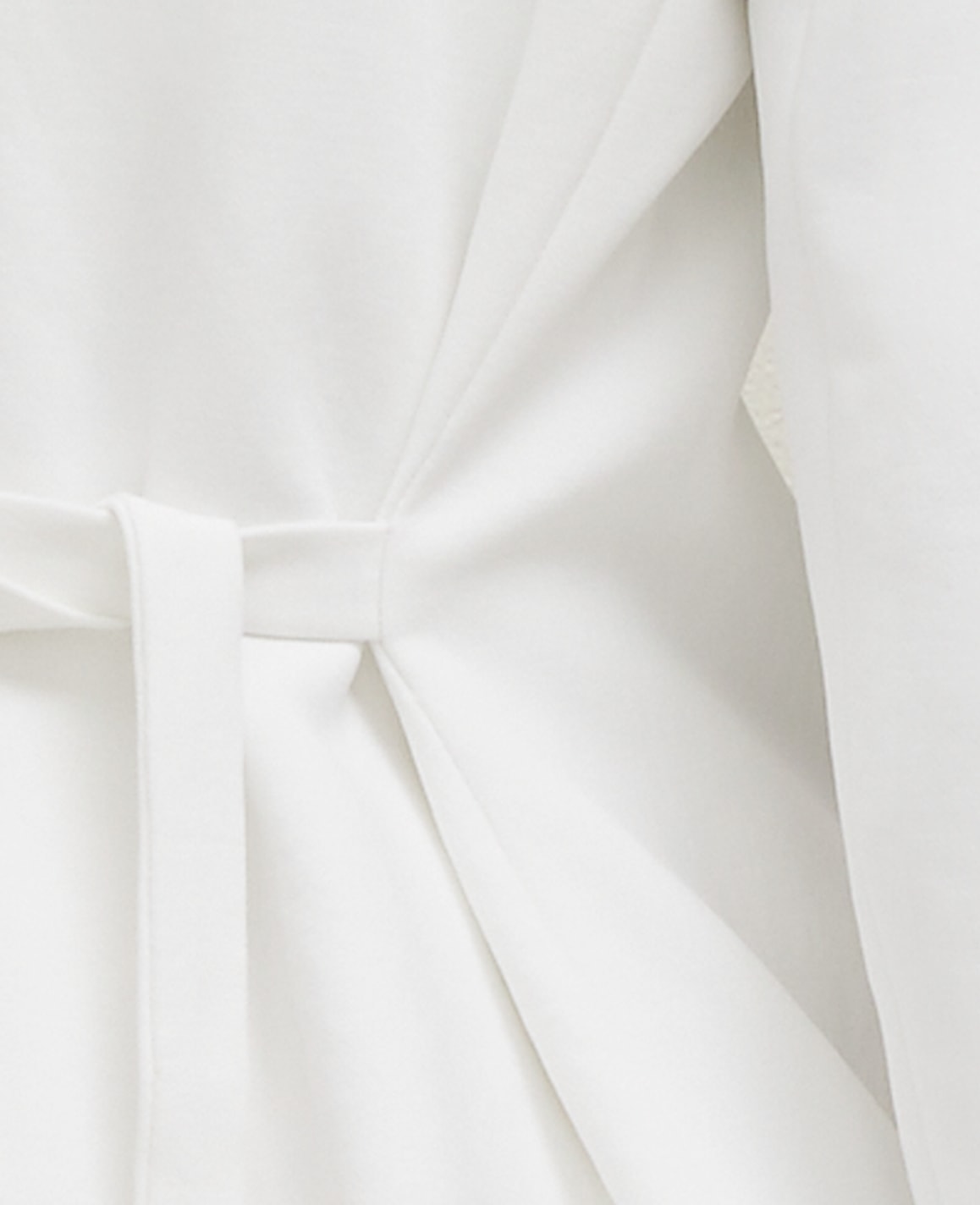 Petite Crinkled Belted Blazer