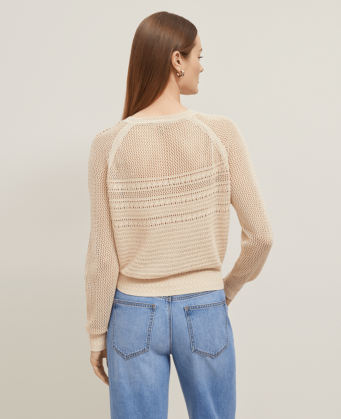 Petite Mixed Stitch Sweater