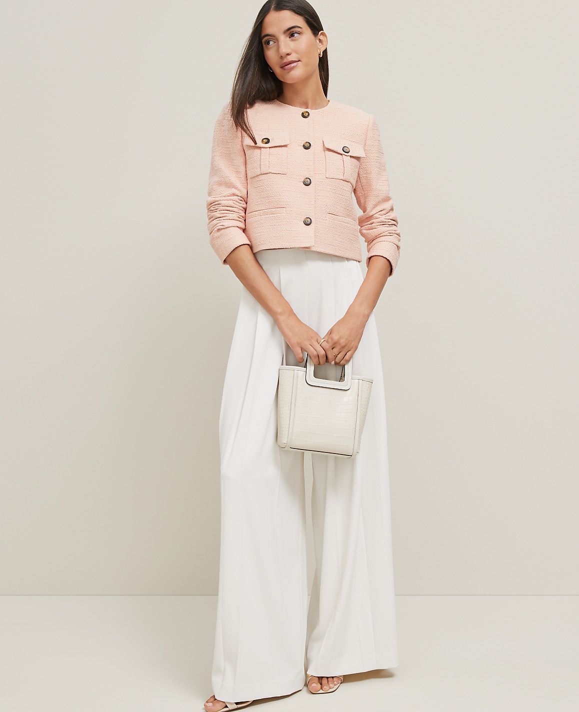 Petite Tweed Patch Pocket Jacket
