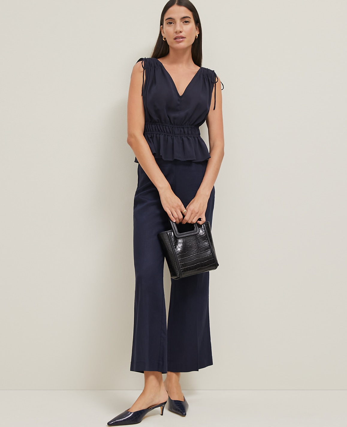 Gathered Tie Top