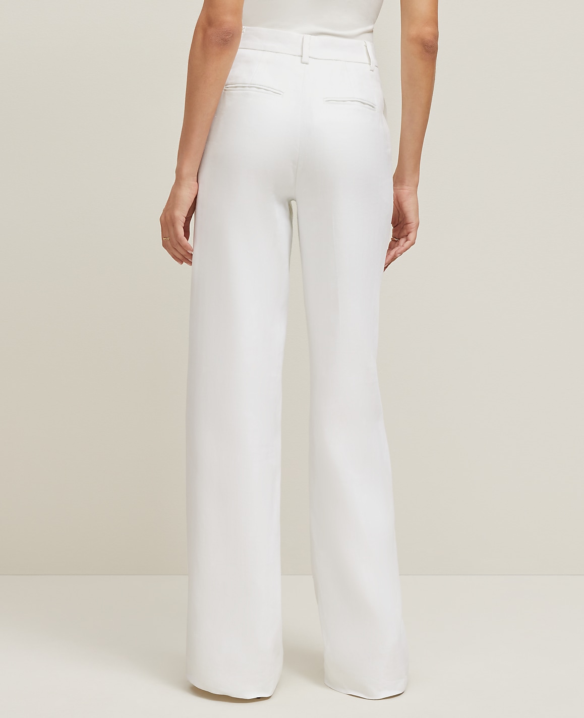The Wide-Leg Pant in Linen Blend - Curvy Fit