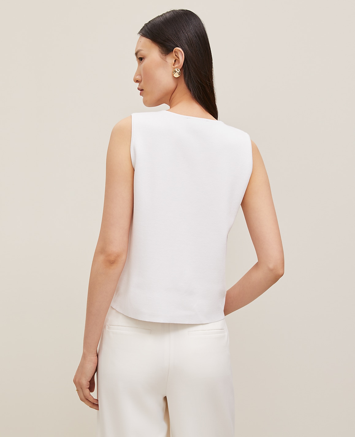 Crew Neck Sweater Vest