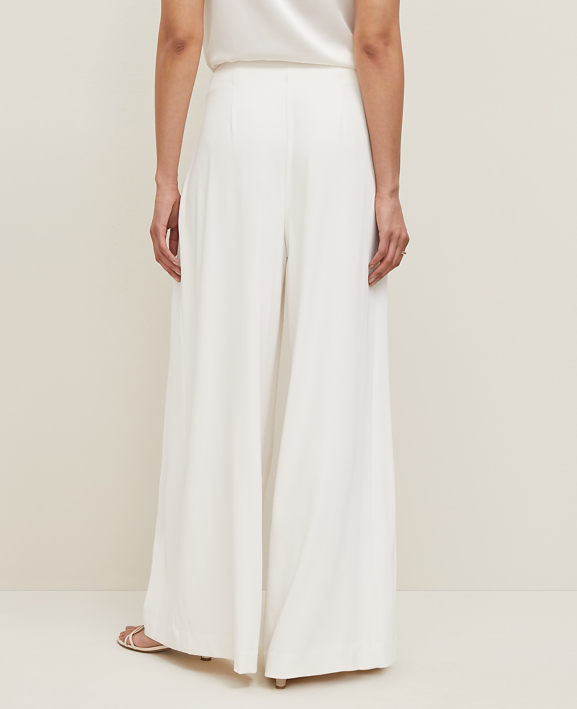 The Petite Triple Pleat Palazzo Pant
