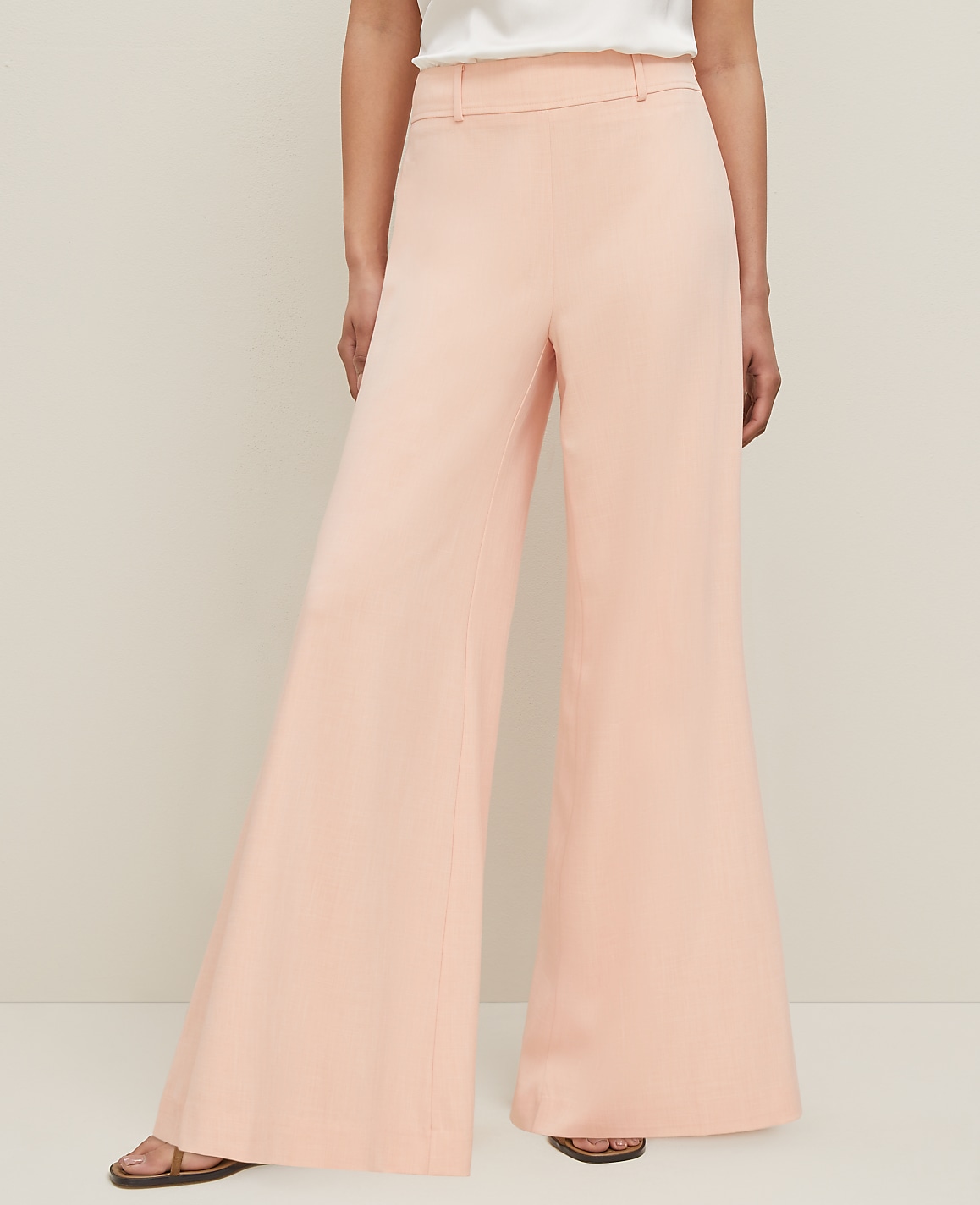 The Statement Palazzo Pant in Melange