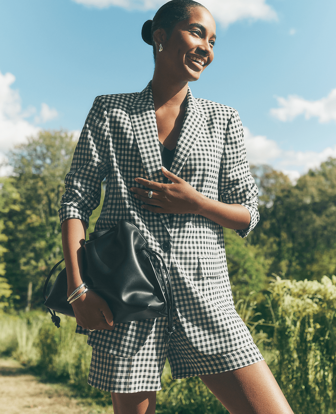 The Side-Zip Short in Gingham
