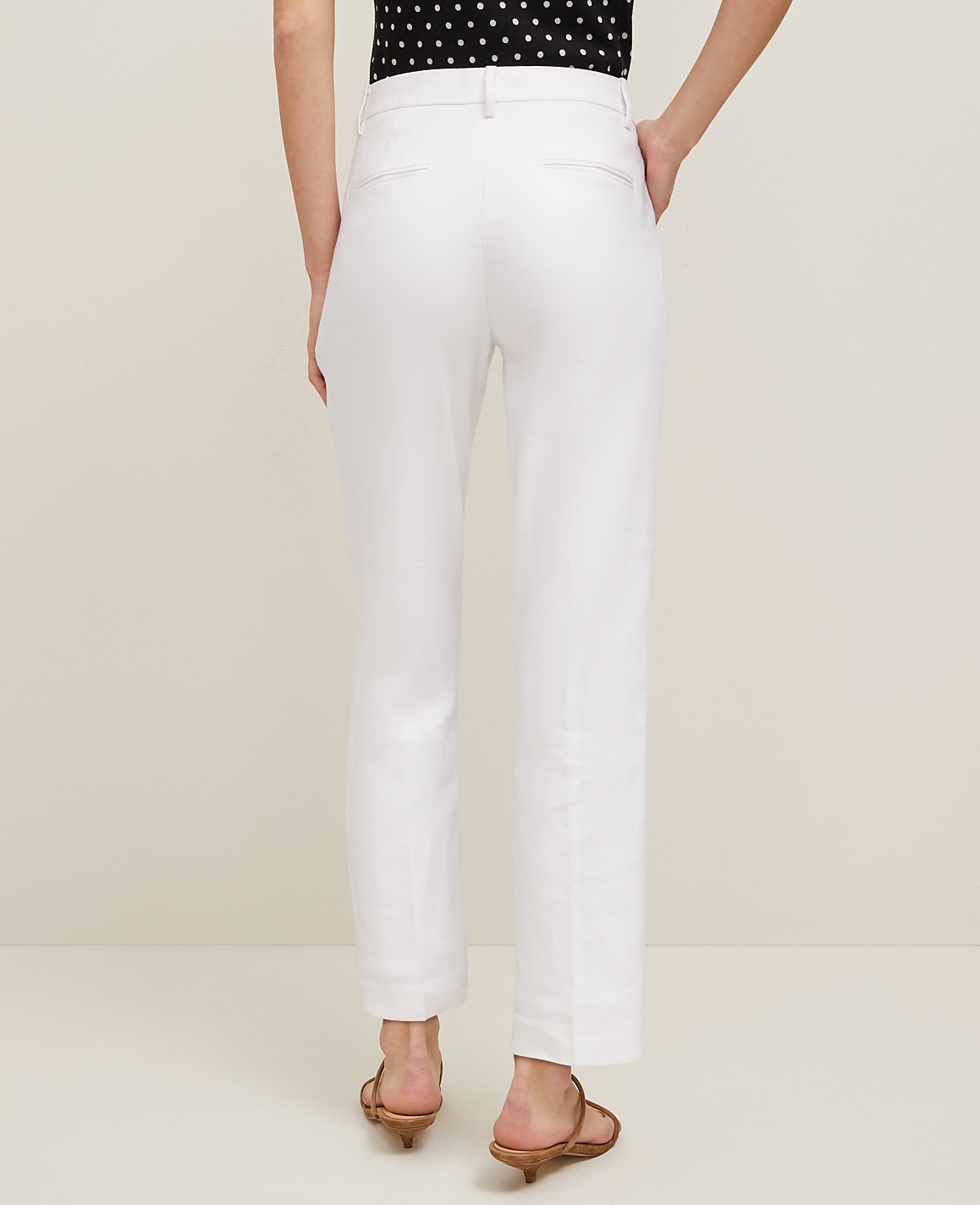 The Eva Ankle Pant in Linen Blend