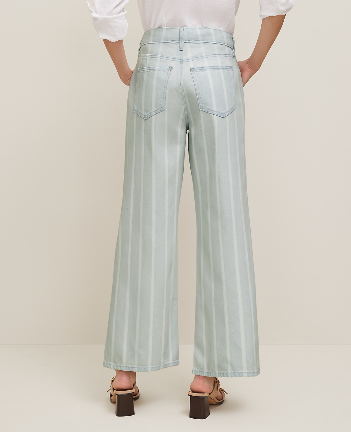 The Petite Wide-Leg Crop Jean