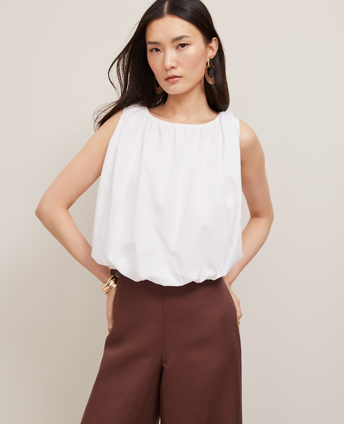 Bubble Hem Tank Top