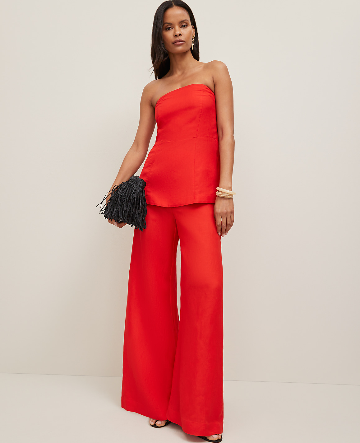 The Statement Palazzo Pant in Linen Blend