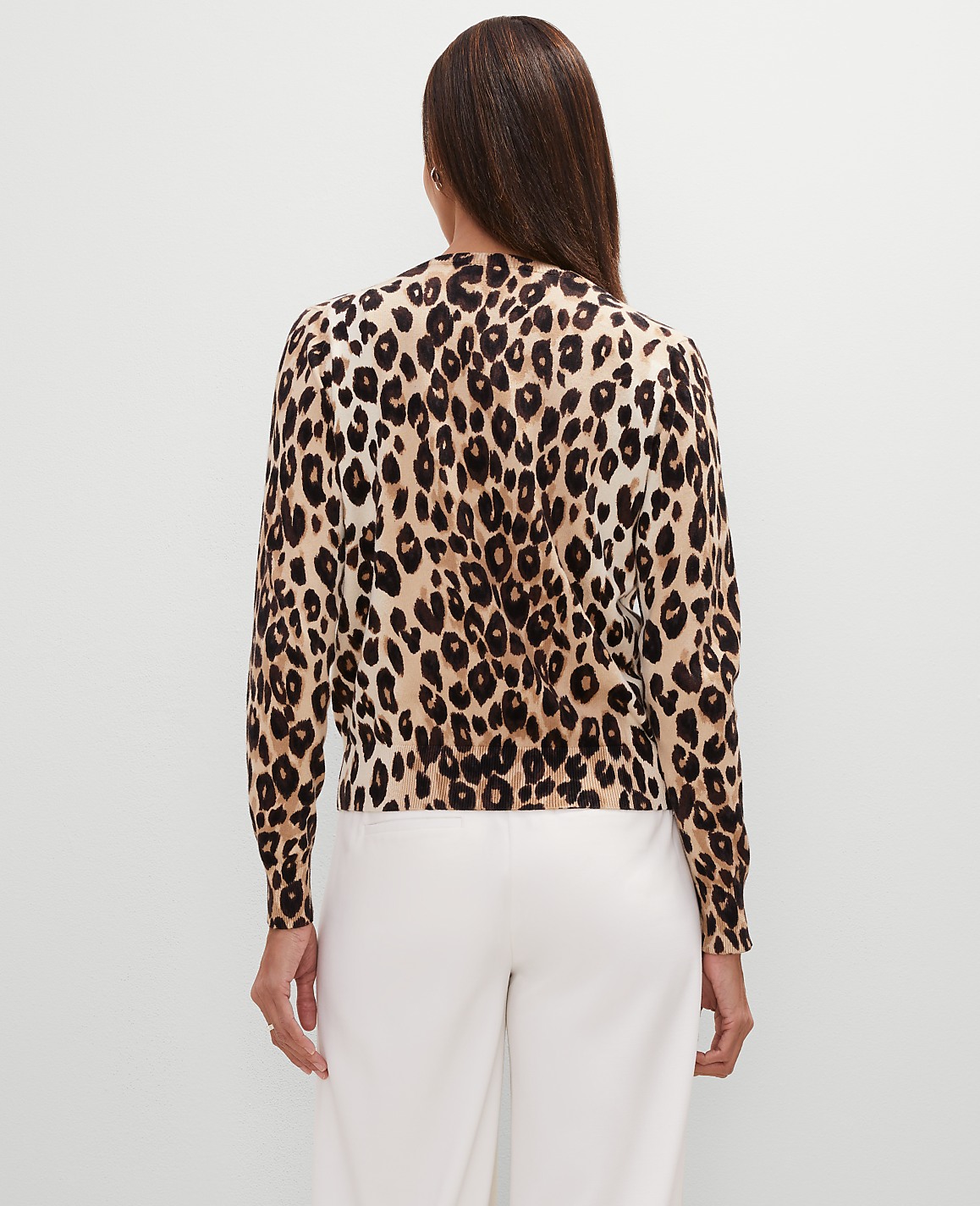 Animal Print Ann Cardigan