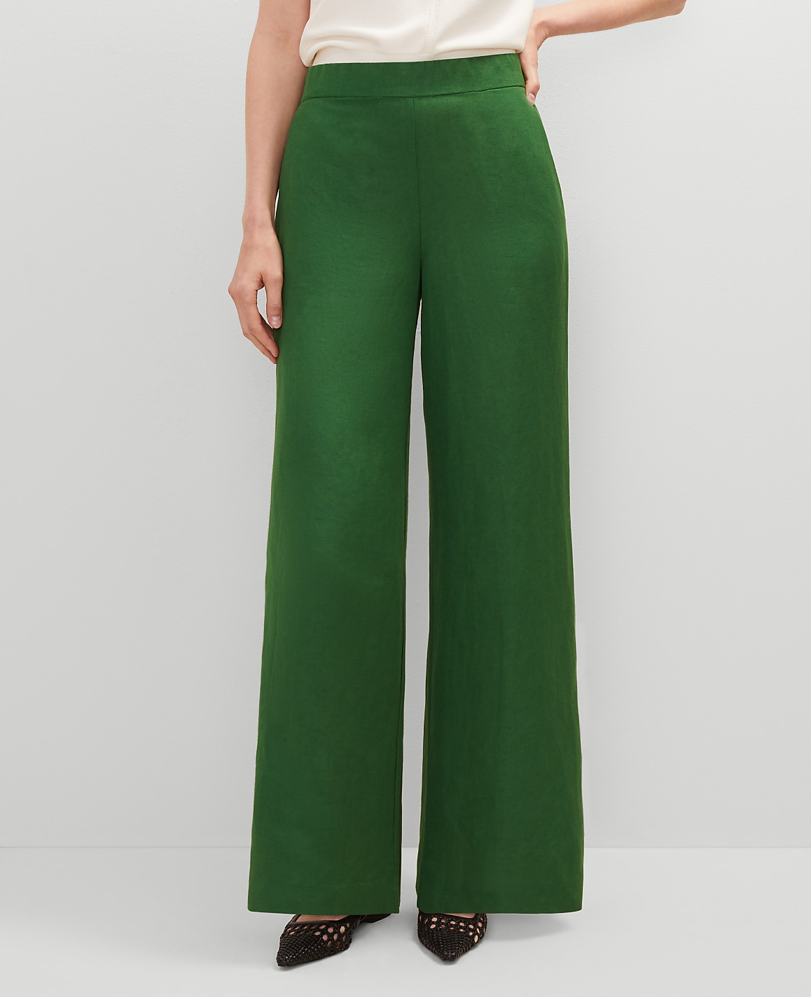 The Tall Palazzo Pant in Linen Blend