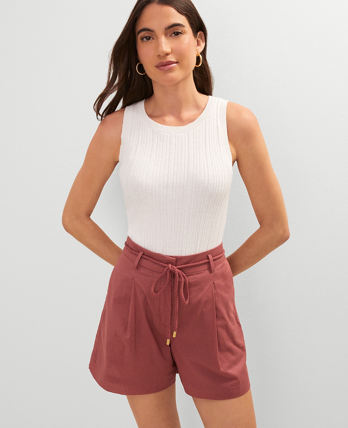 Weekend Collection Belted Short