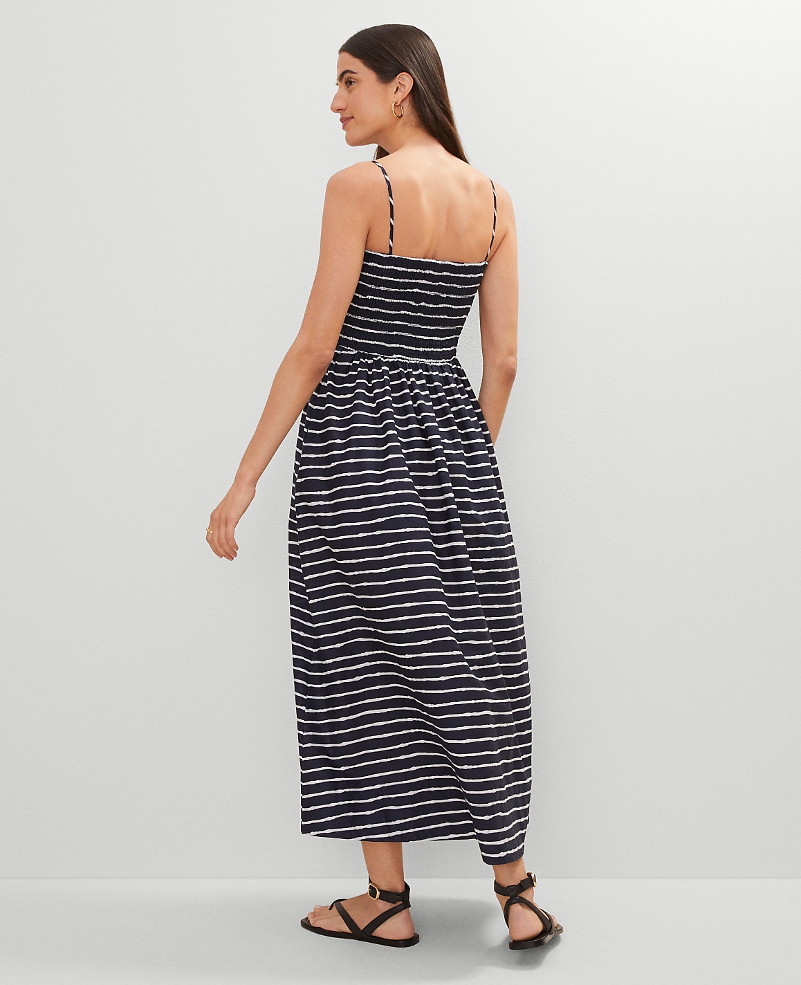 Weekend Striped Flare Dress