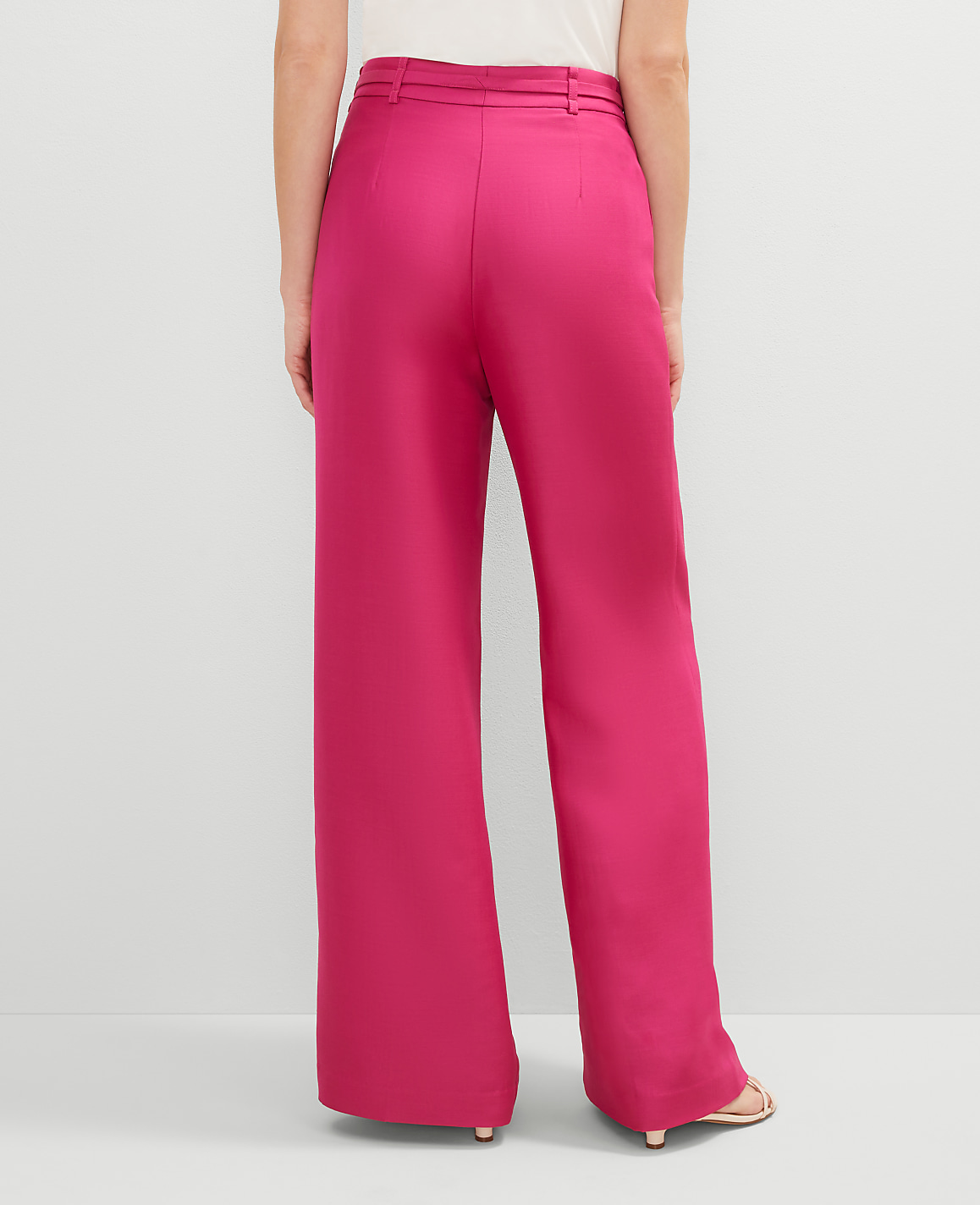 Studio Collection Belted Wide-Leg Pant