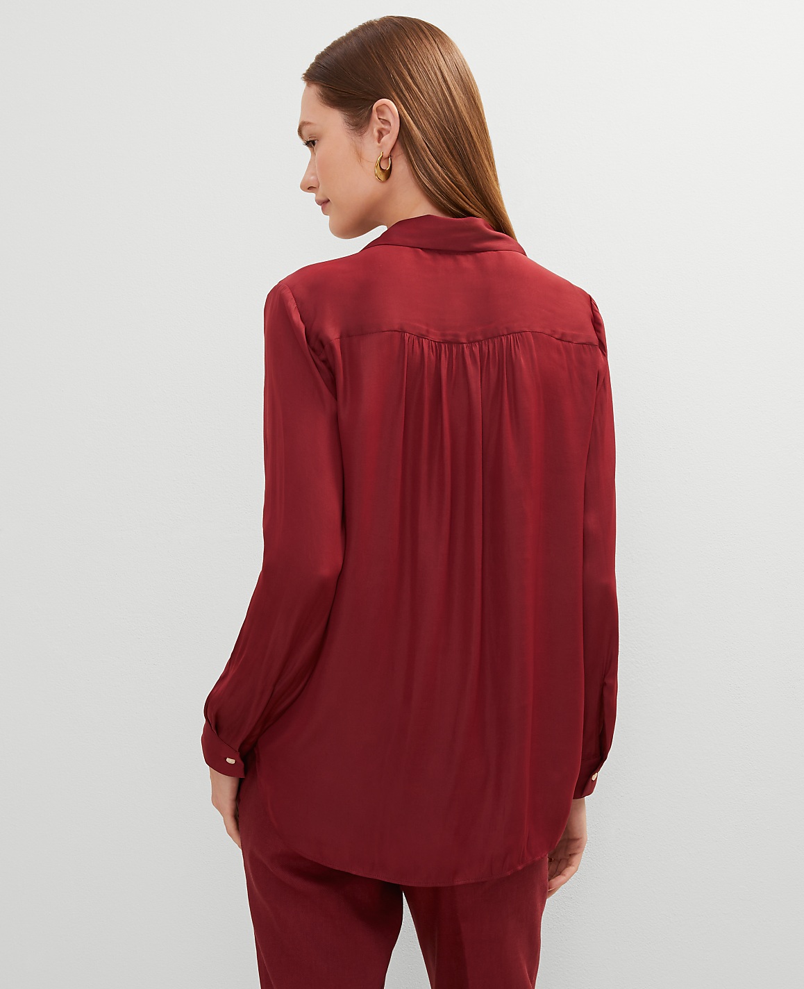 Petite Soft Drapey Camp Shirt