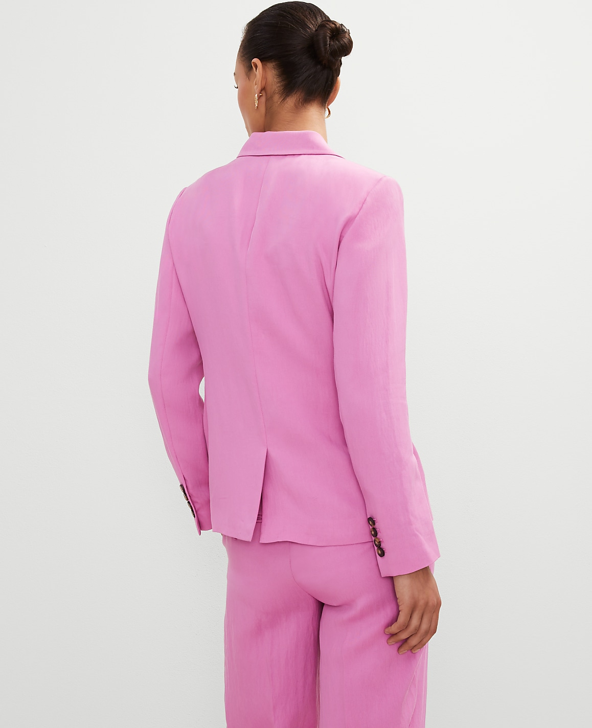 The Petite Hutton Blazer in Twill