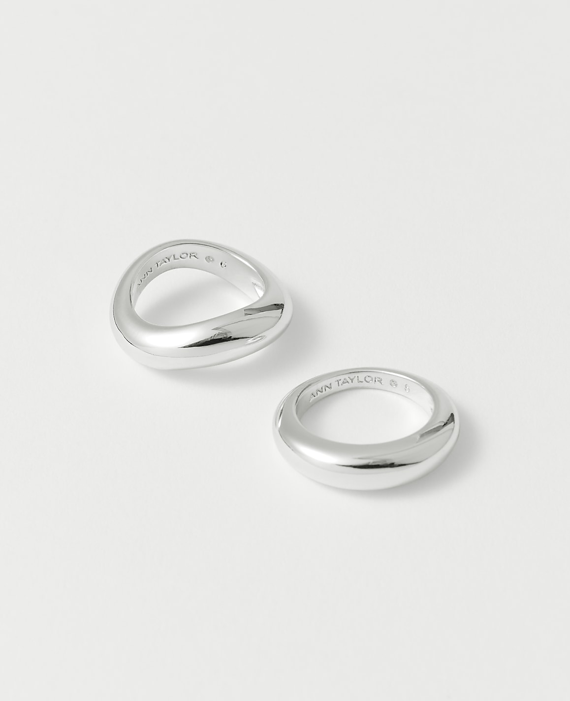 Metal Stacked Ring Set