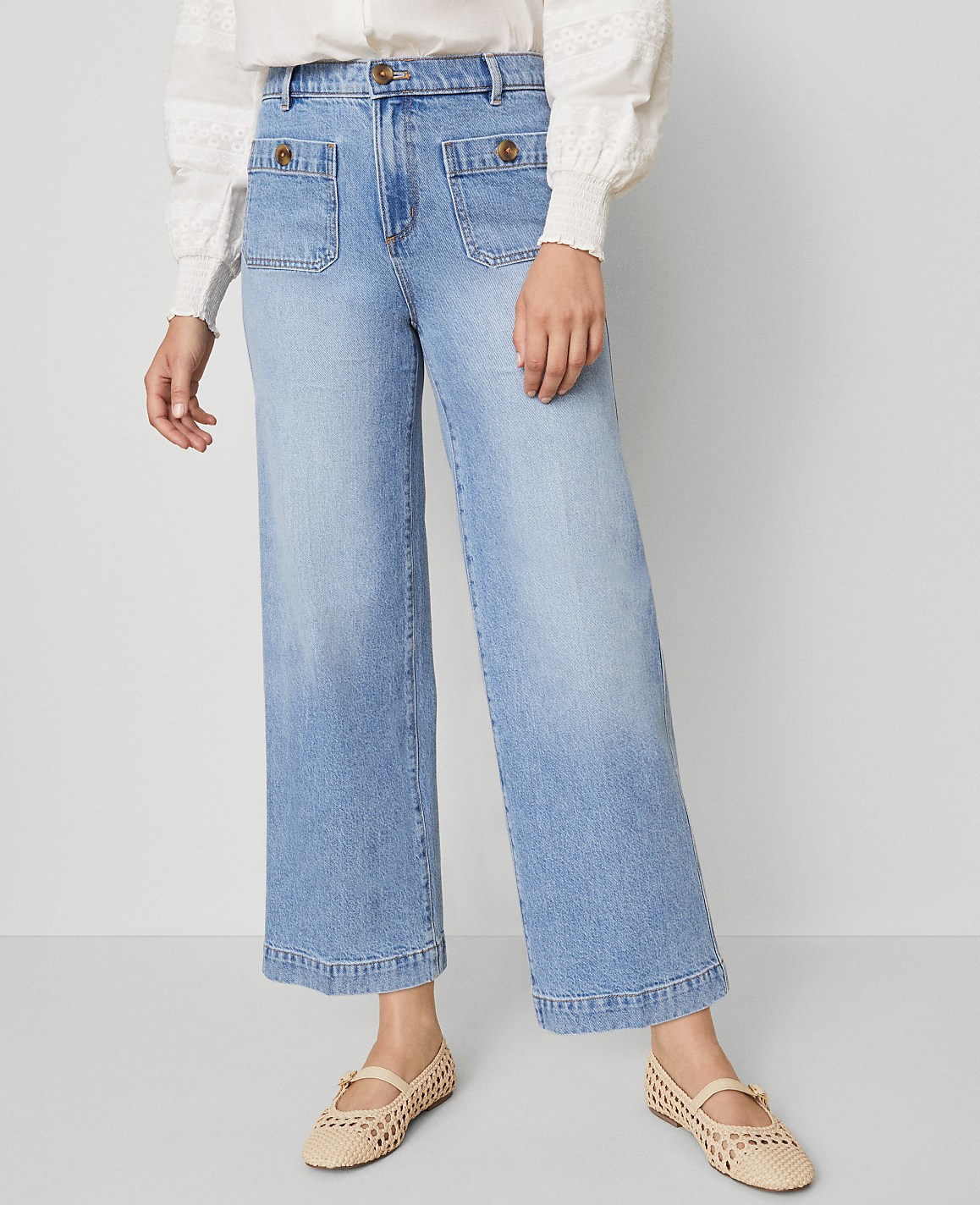 Petite Weekend Collection Patch Pocket Jean