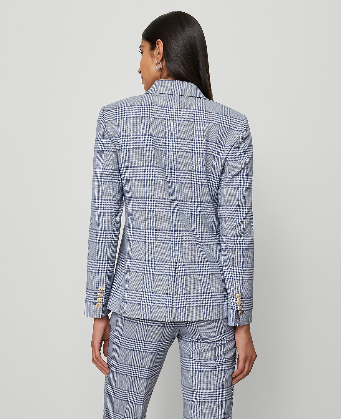 The Hutton Blazer in Glen Check
