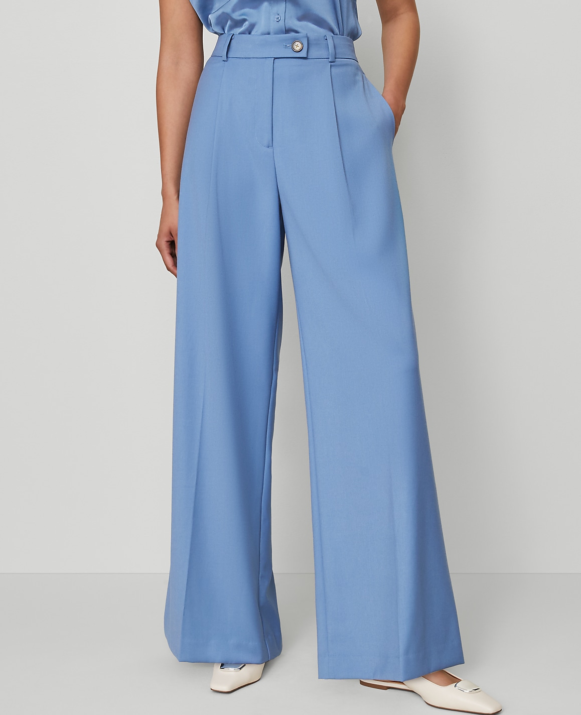 The Petite Modern Wide-Leg Trouser