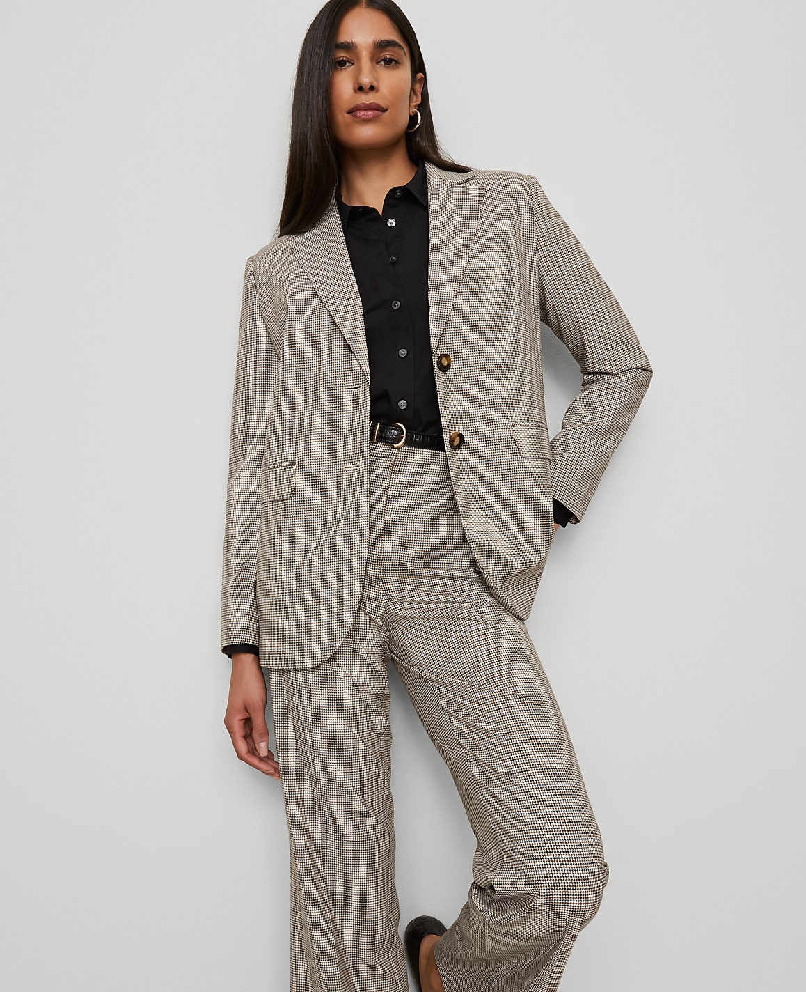 The Petite Madison Blazer in Plaid