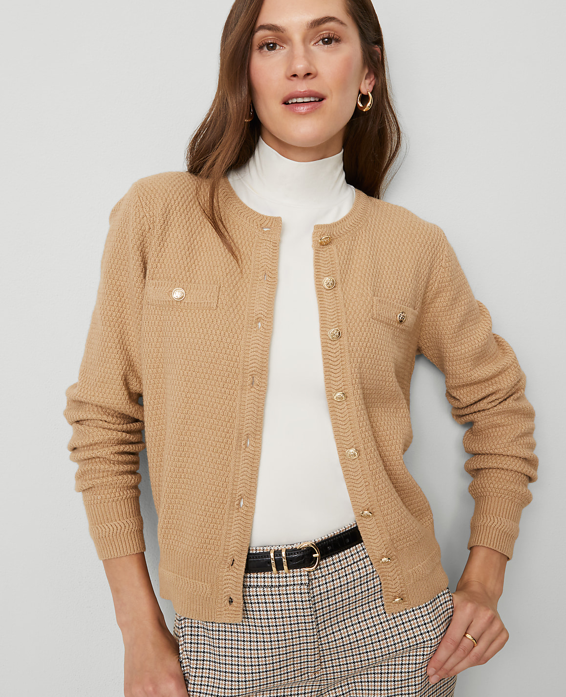 Petite Textured Cardigan