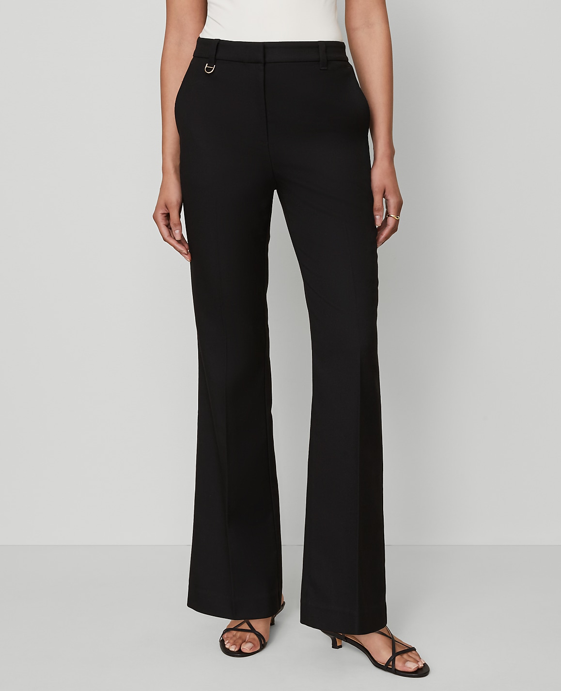 The Slim Flare Trouser in Bi-Stretch - Curvy Fit