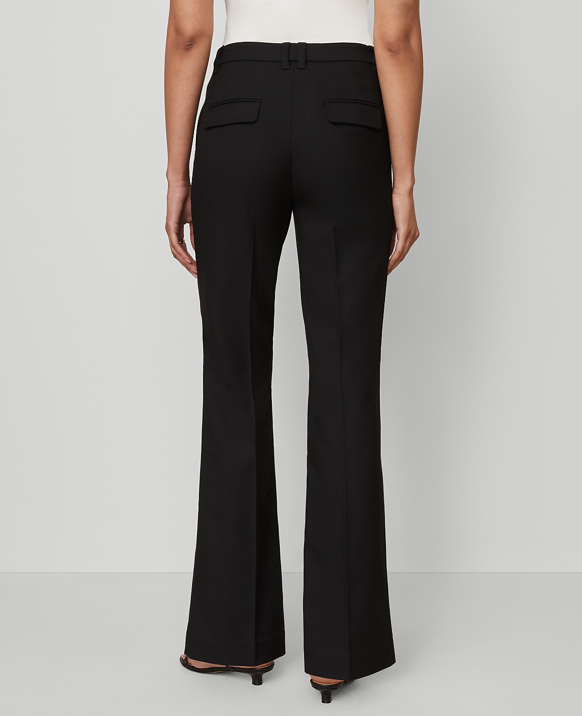 The Slim Flare Trouser in Bi-Stretch - Curvy Fit