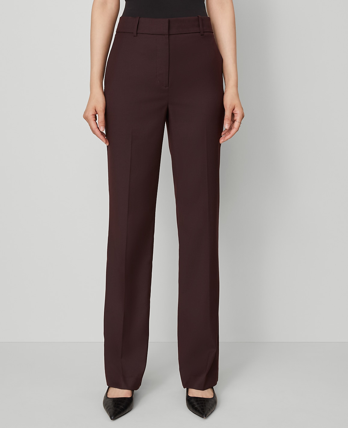 The Petite High Rise Slim Trouser - Curvy Fit
