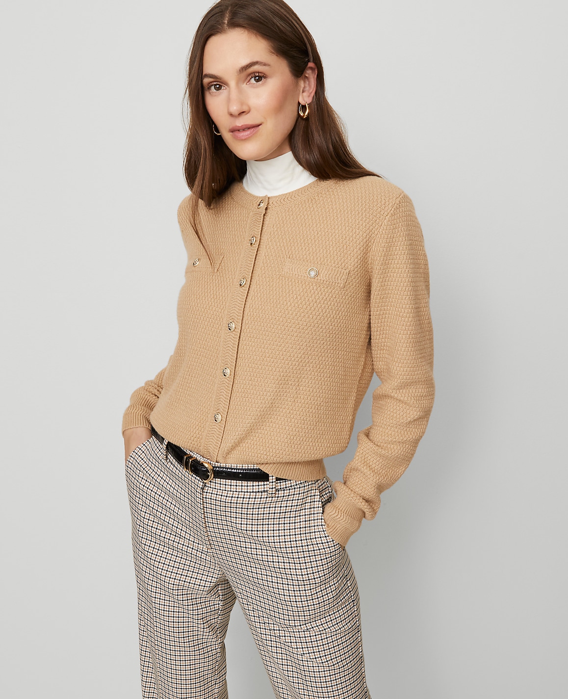 Petite Textured Cardigan