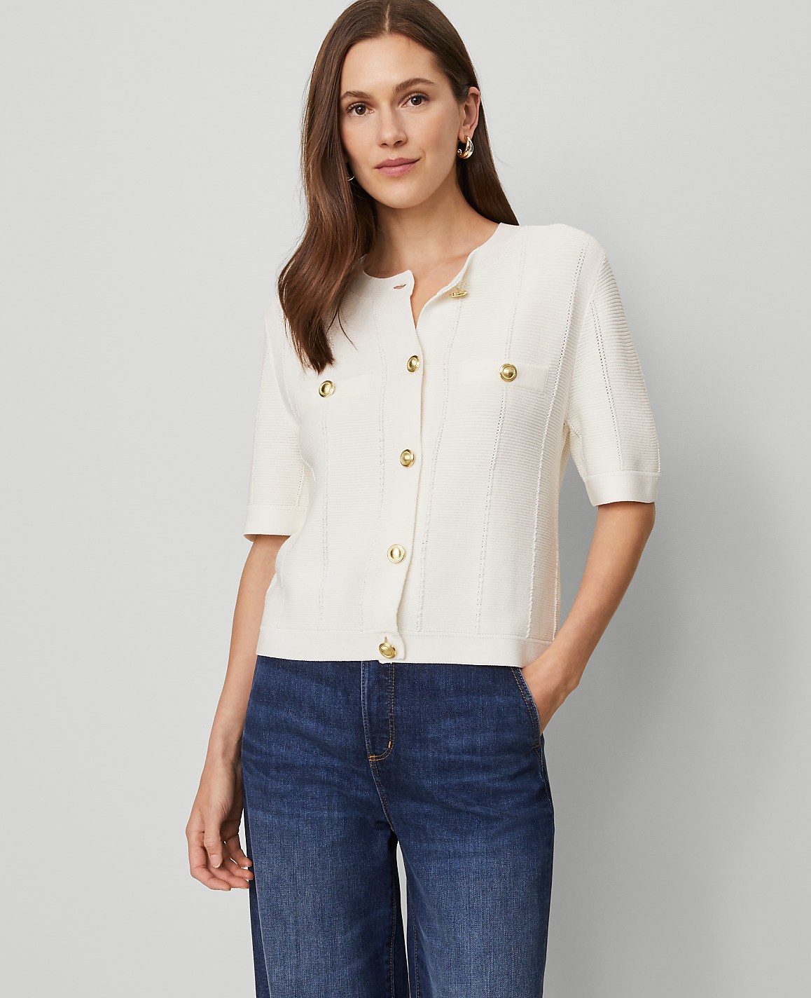 Textured Stitch Cardigan