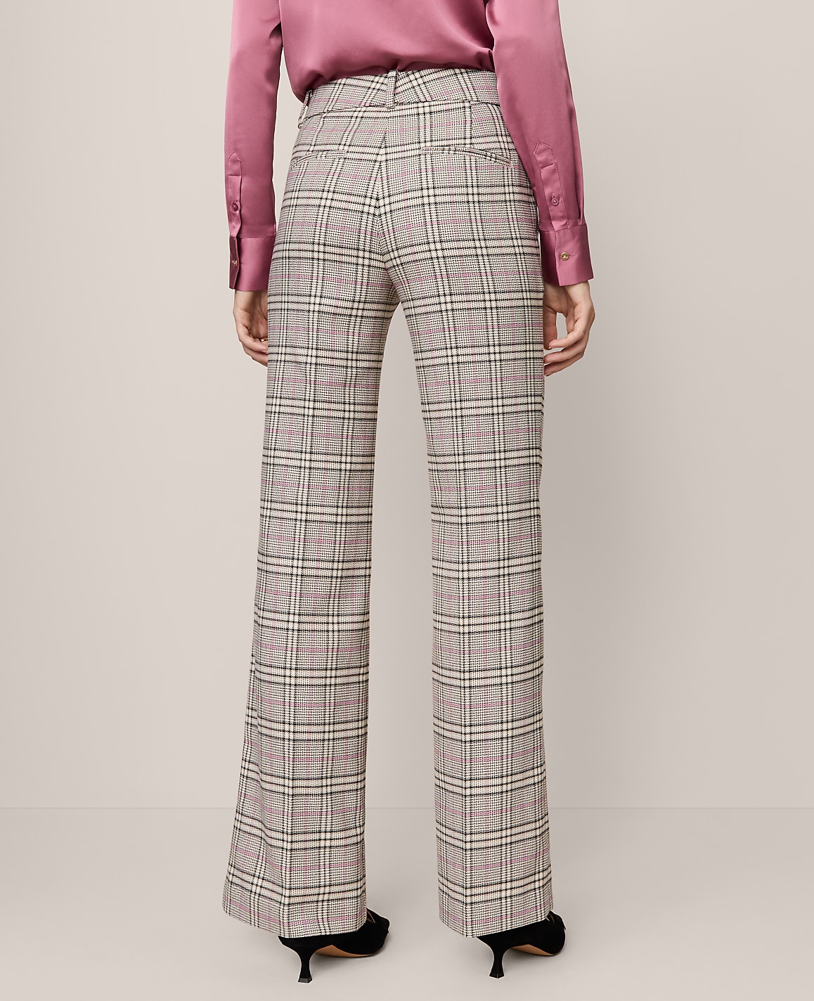 The Petite Jayne Trouser in Plaid