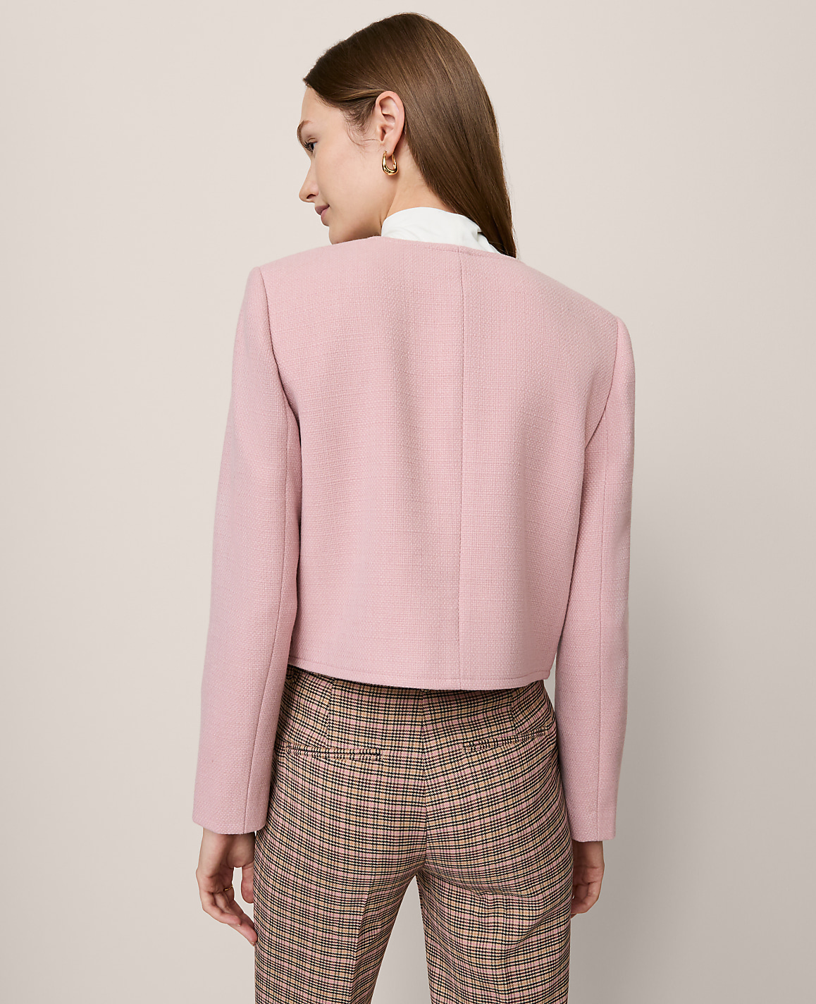 Petite Crew Neck Jacket