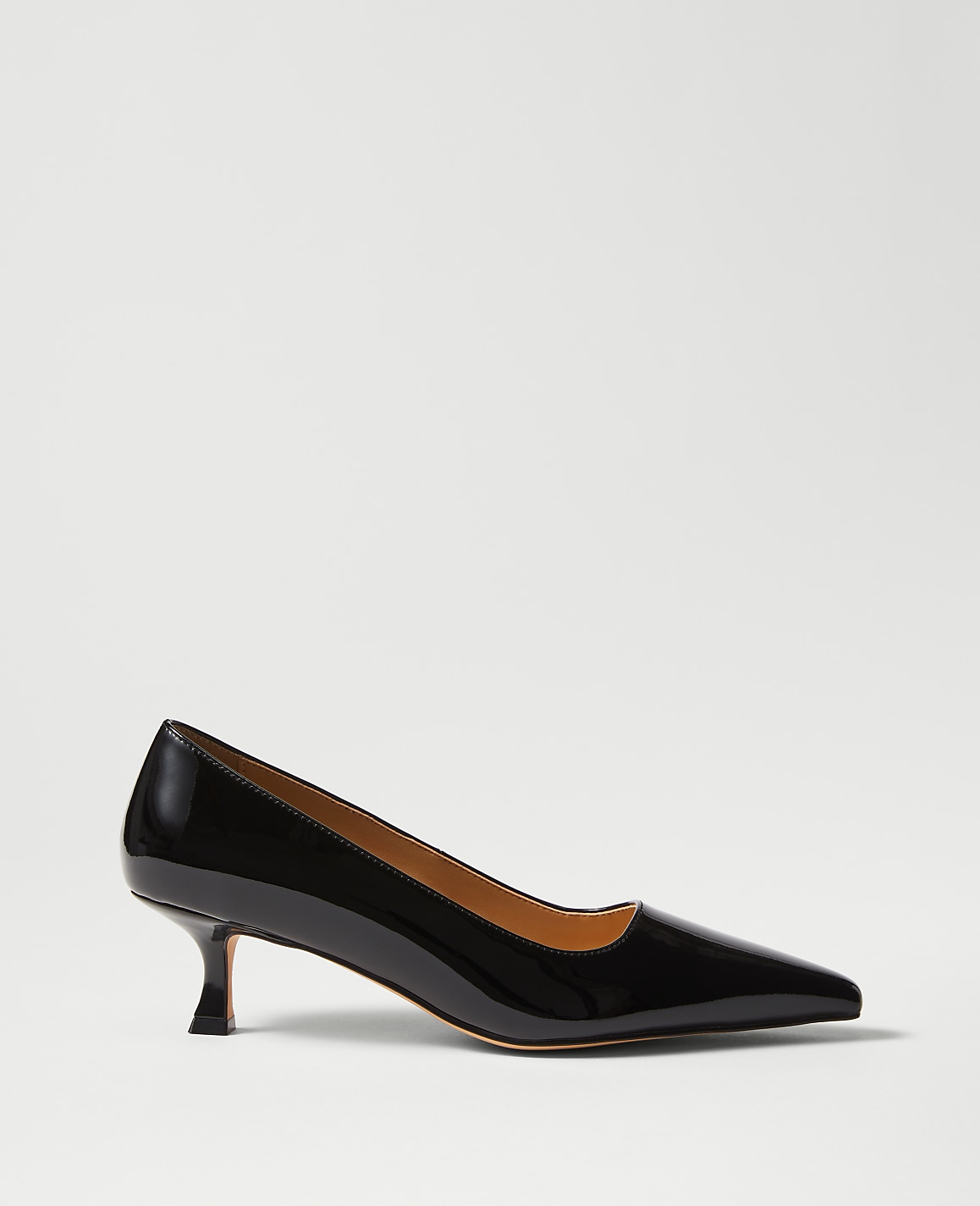Patent Nip Toe Kitten Heel Pump