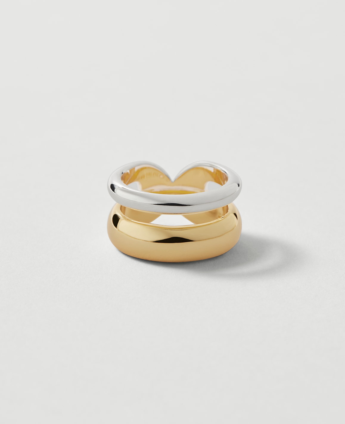 Mixed Metal Double Ring