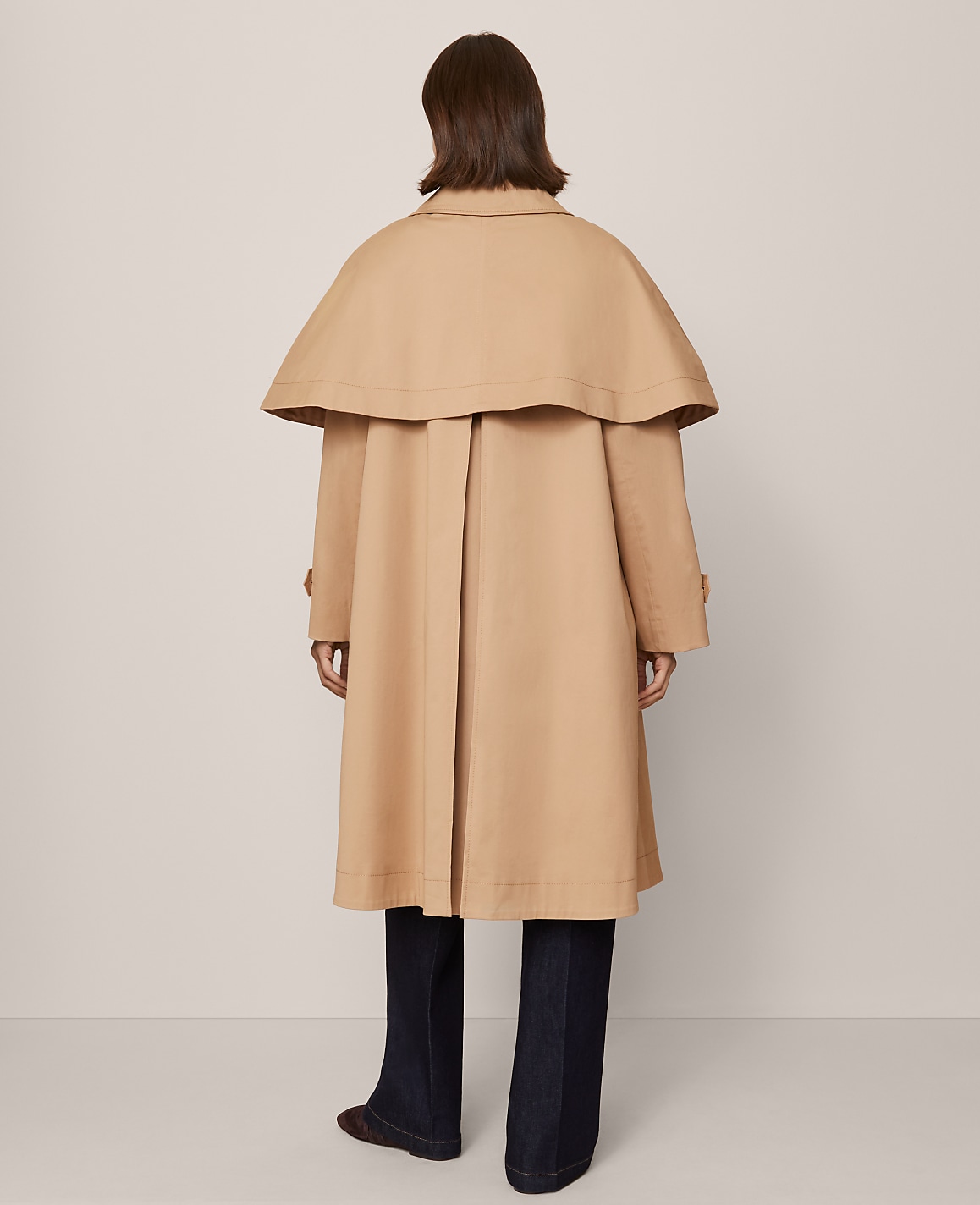 Removable Cape Trench Coat