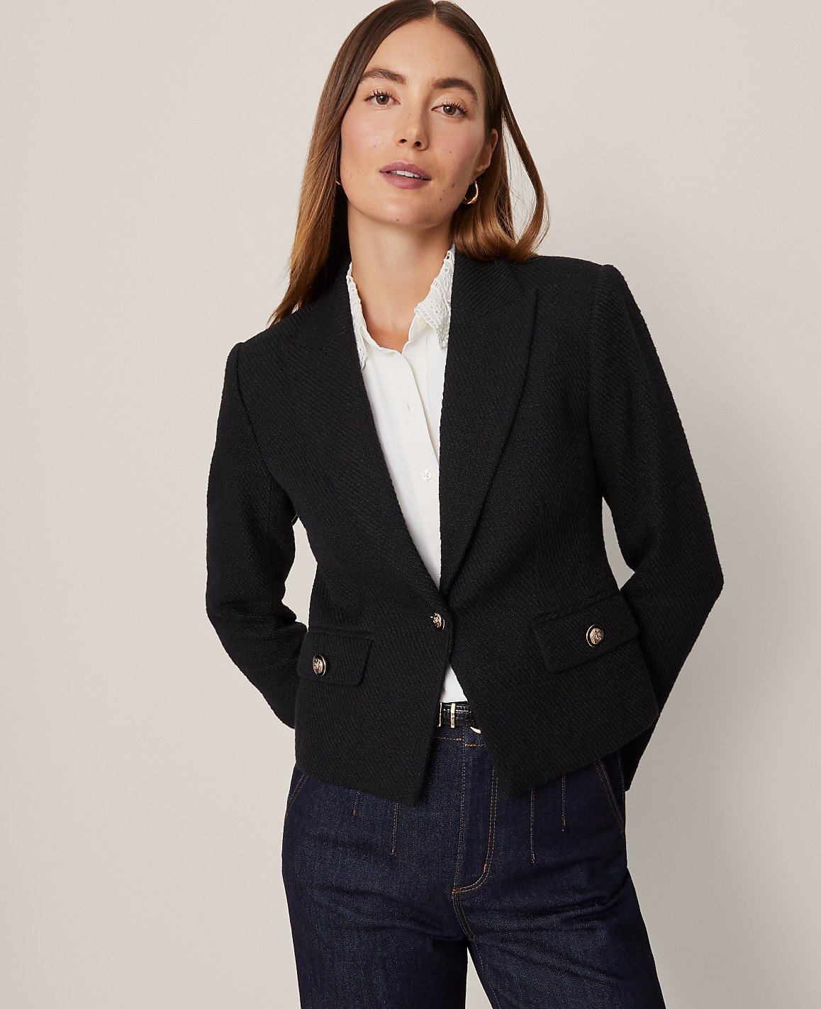 The Cutaway Blazer in Tweed