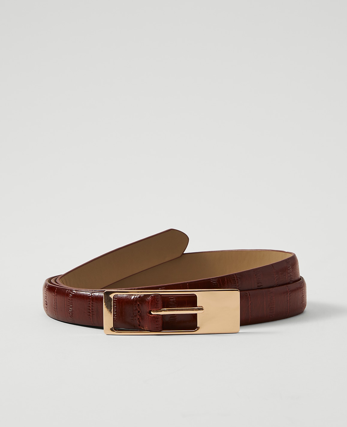 Embossed Leather Belt