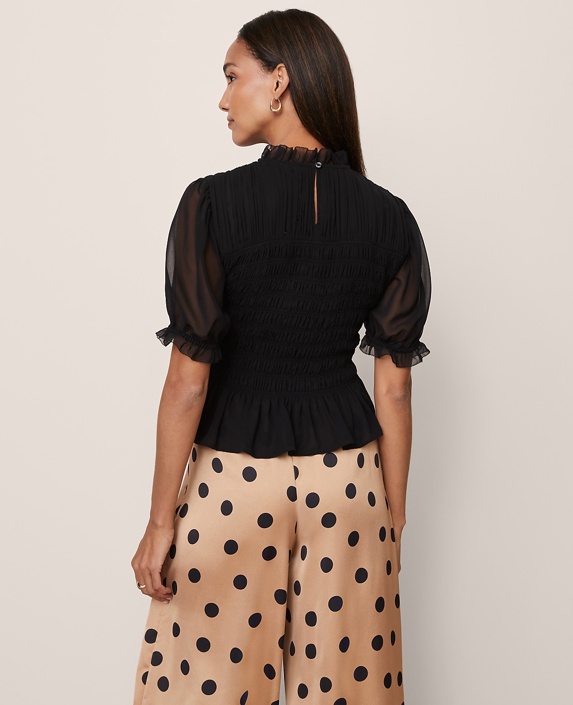 Smocked Ruffled Top