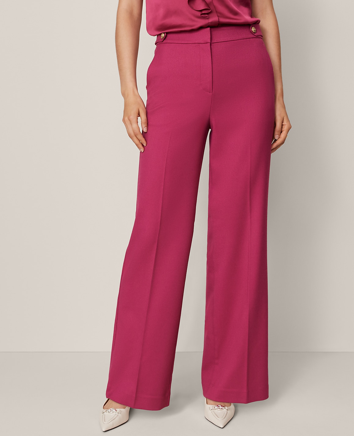 The Petite Tailored Wide-Leg Trouser