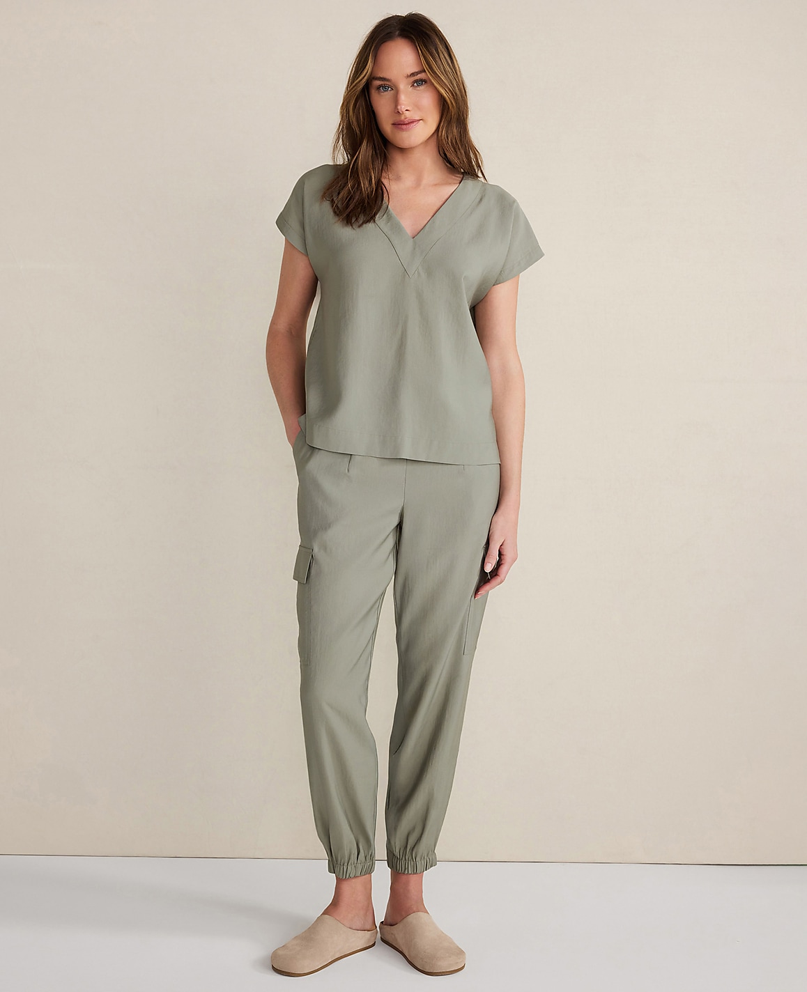 Haven Well Within Luxe Modal Cargo Pants