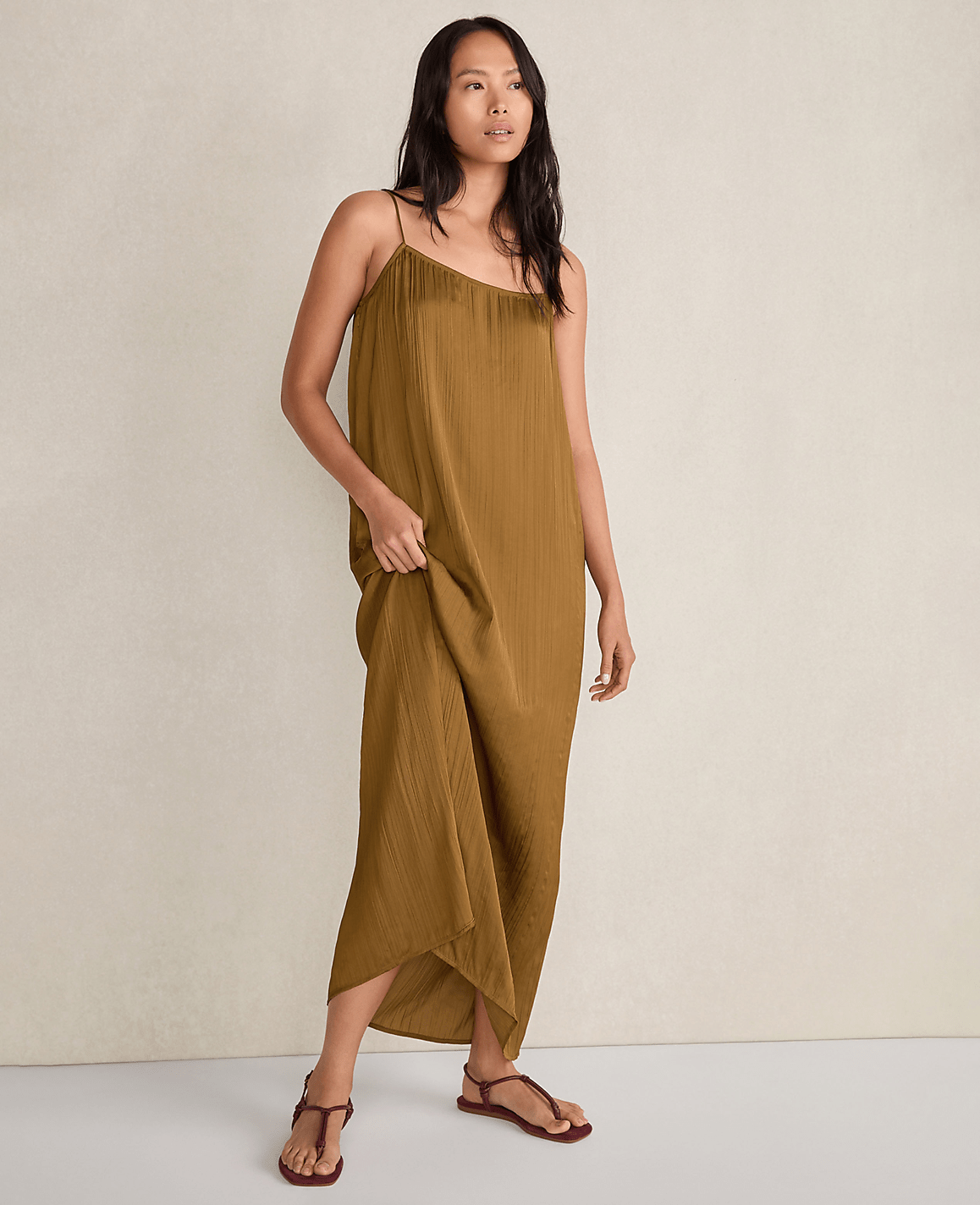 Haven Well Within Silky Pleated Maxi Dress