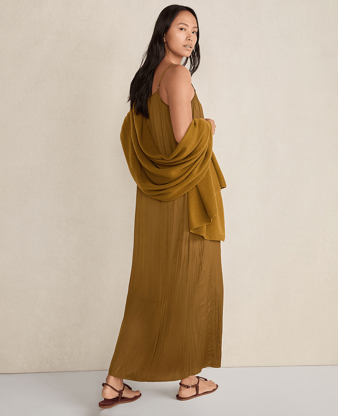 Haven Well Within Silky Pleated Maxi Dress