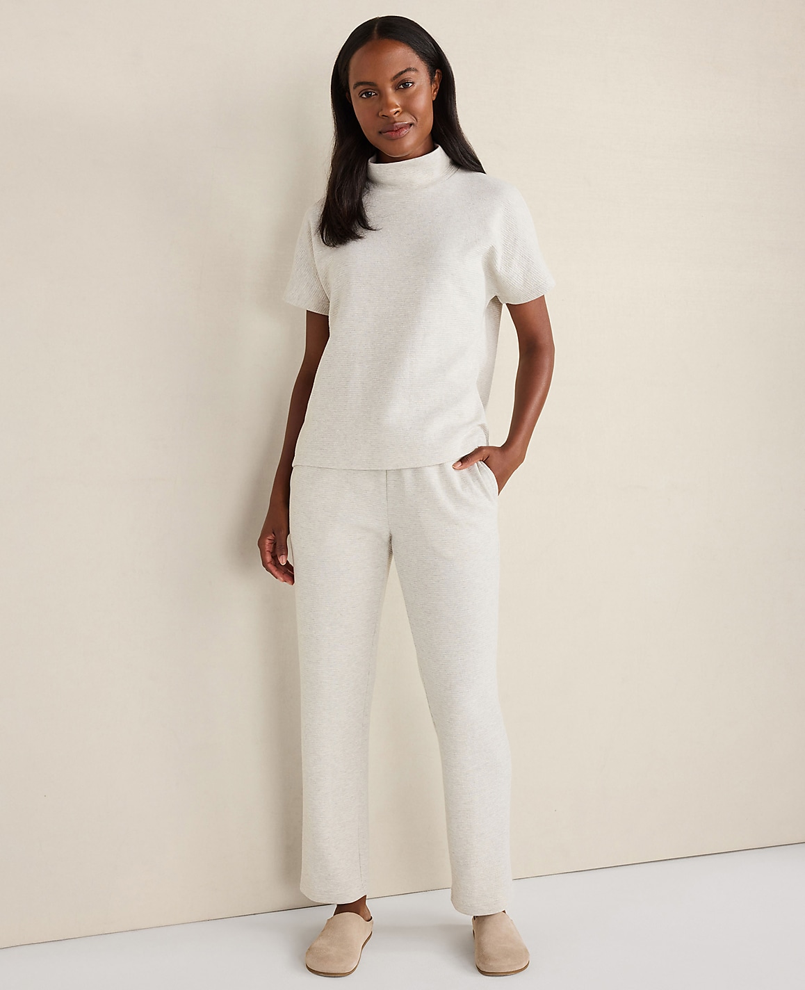 Haven Well Within Cotton Blend Ottoman Rib Pants
