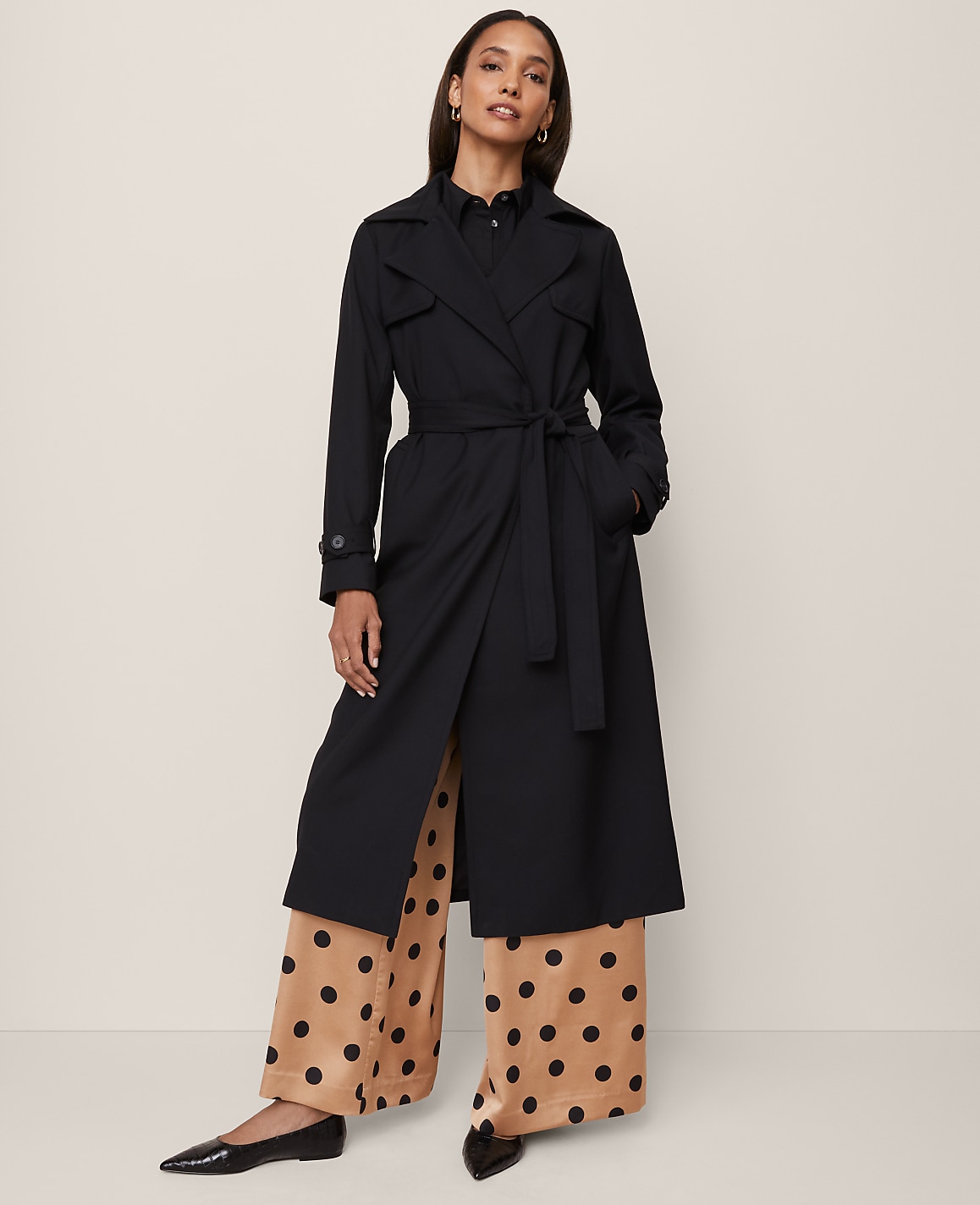 Petite Modern Trench Coat