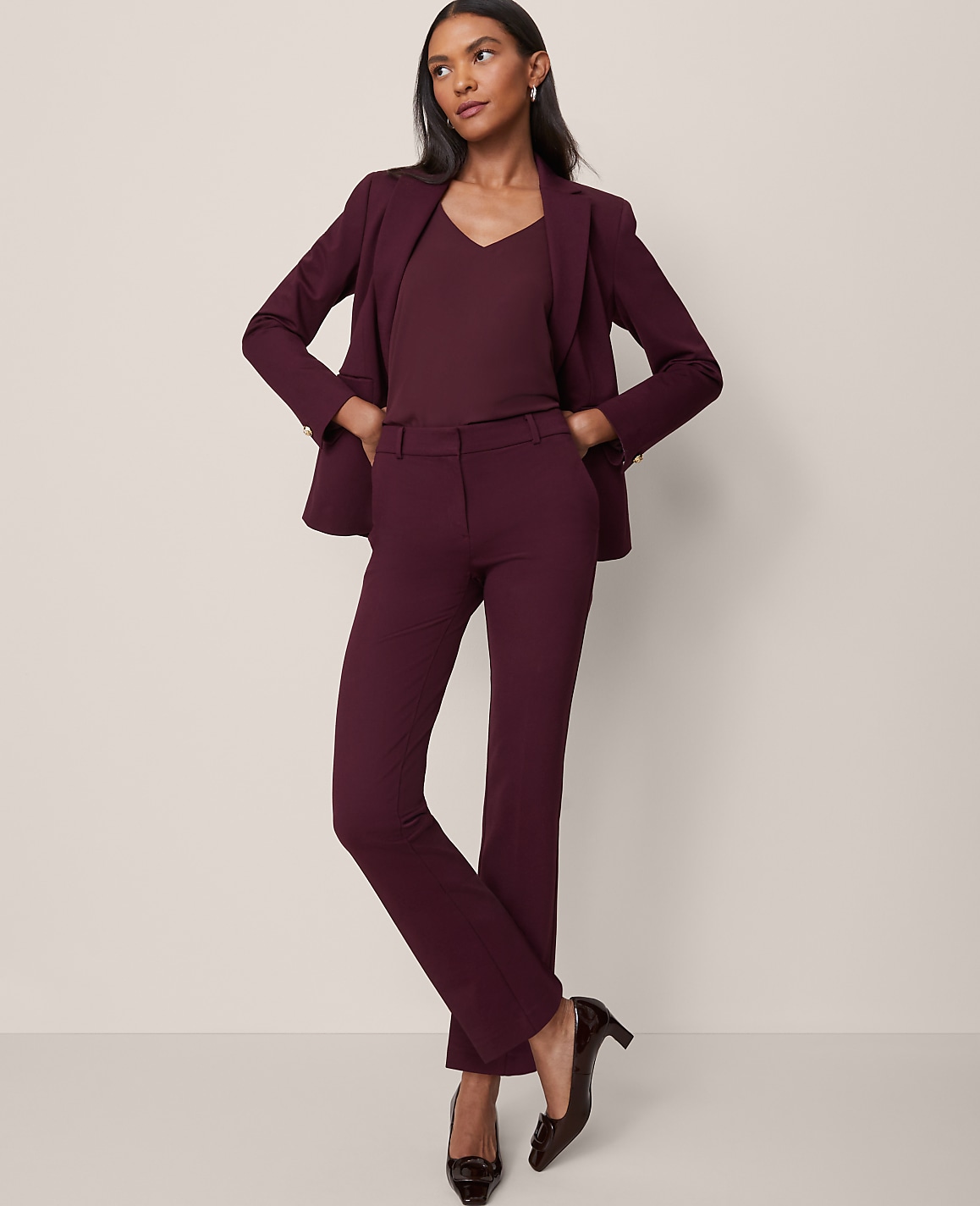 The Straight Pant in Ponte