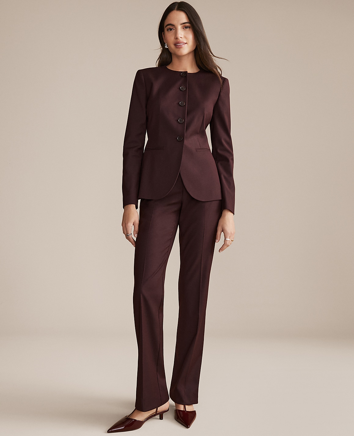 The High Rise Slim Trouser