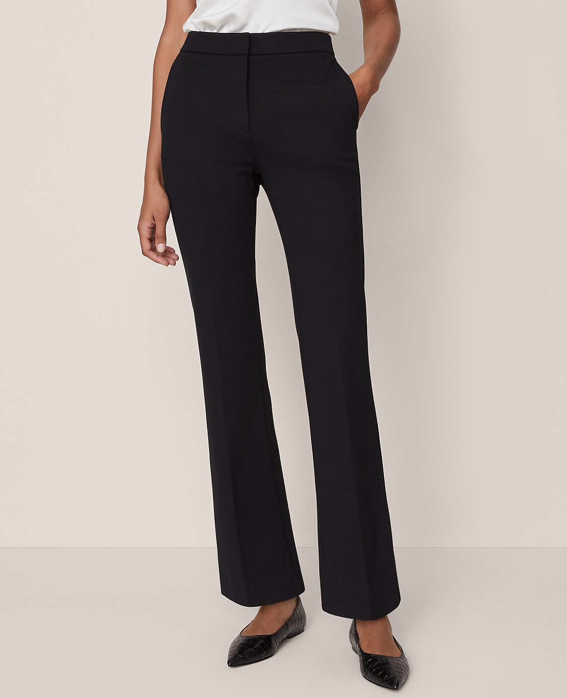 The Skinny Flare Pant in Ponte