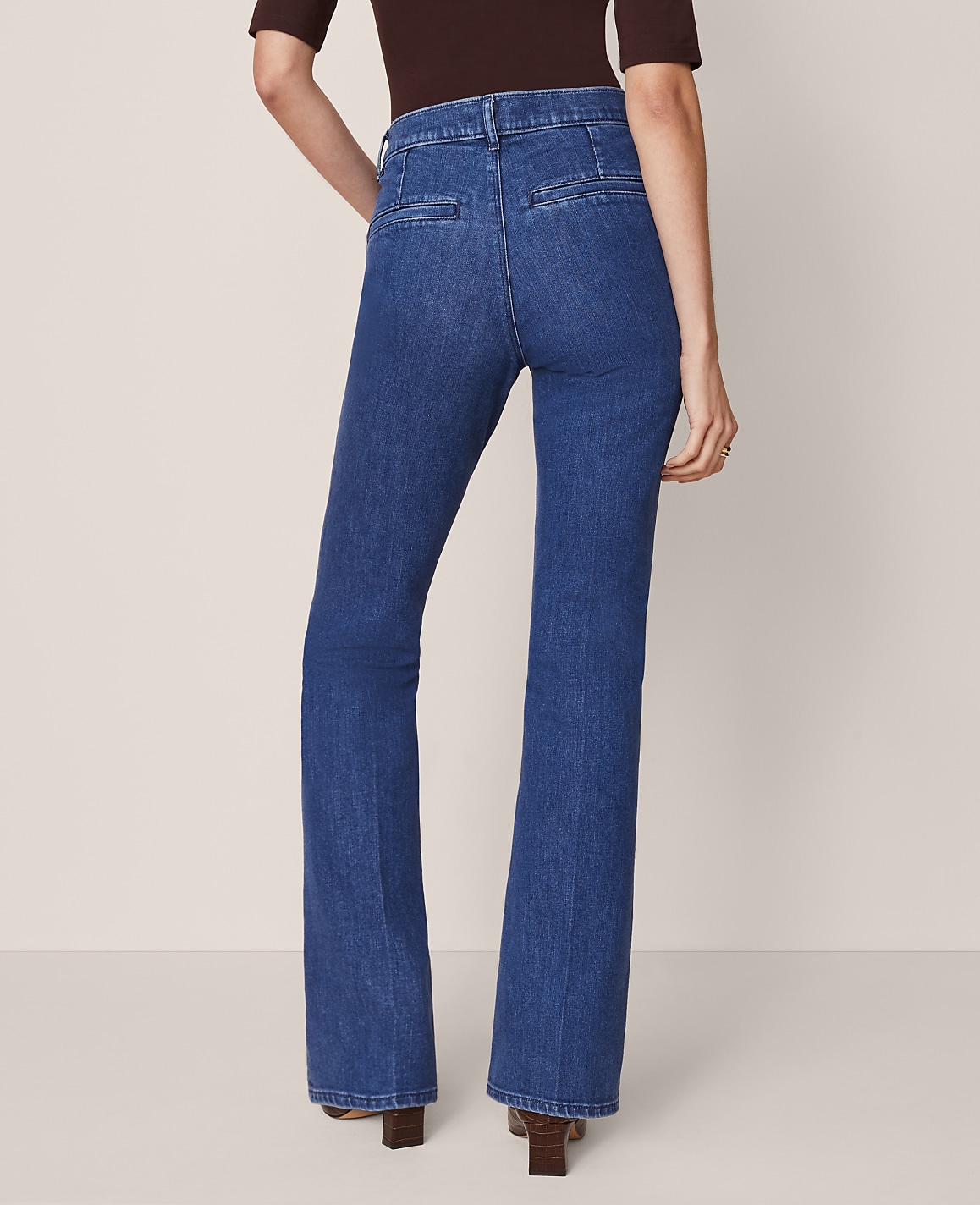 Petite Mid Rise Boot Jean in Metropolitan Wash