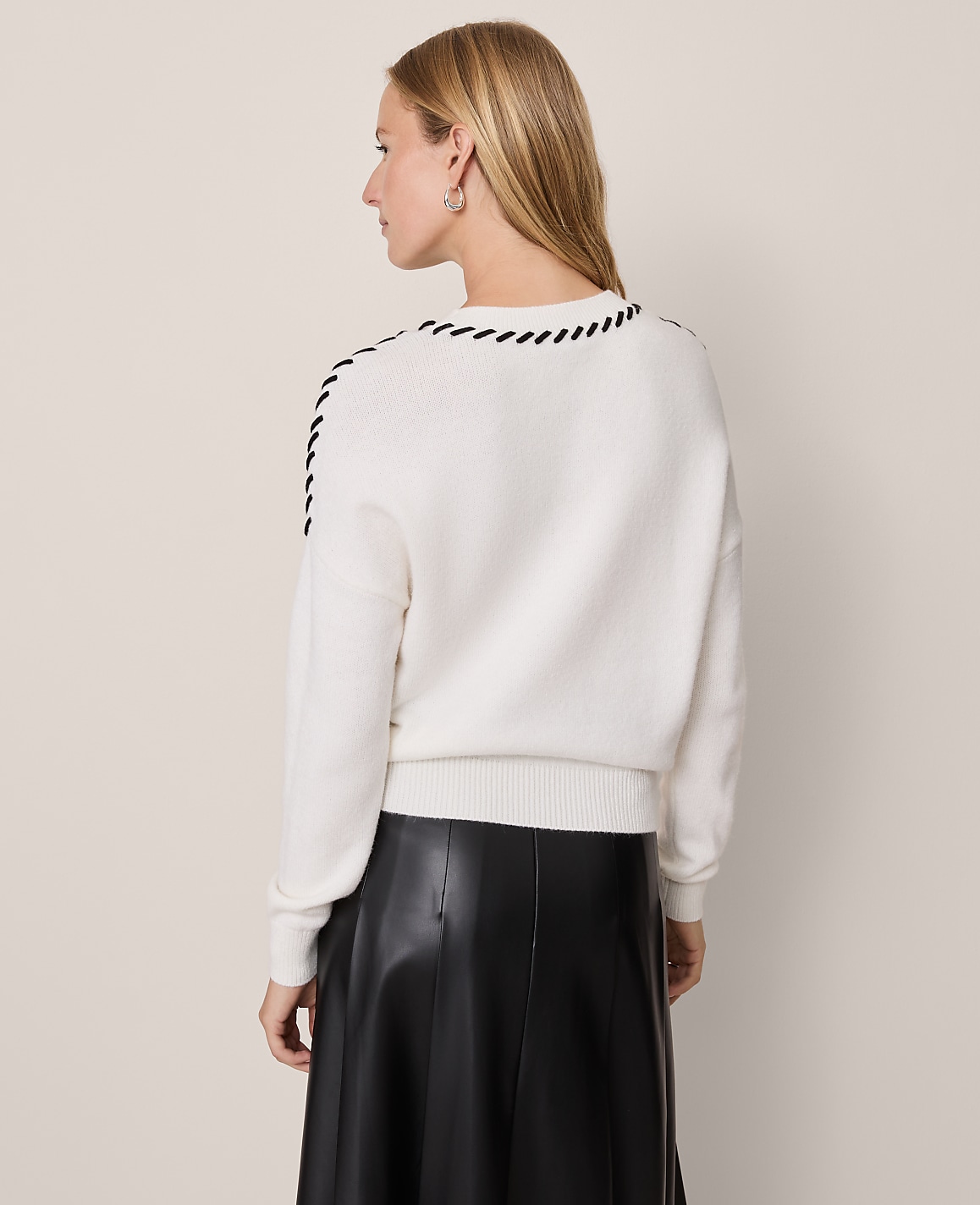Petite Whipstitch Sweater